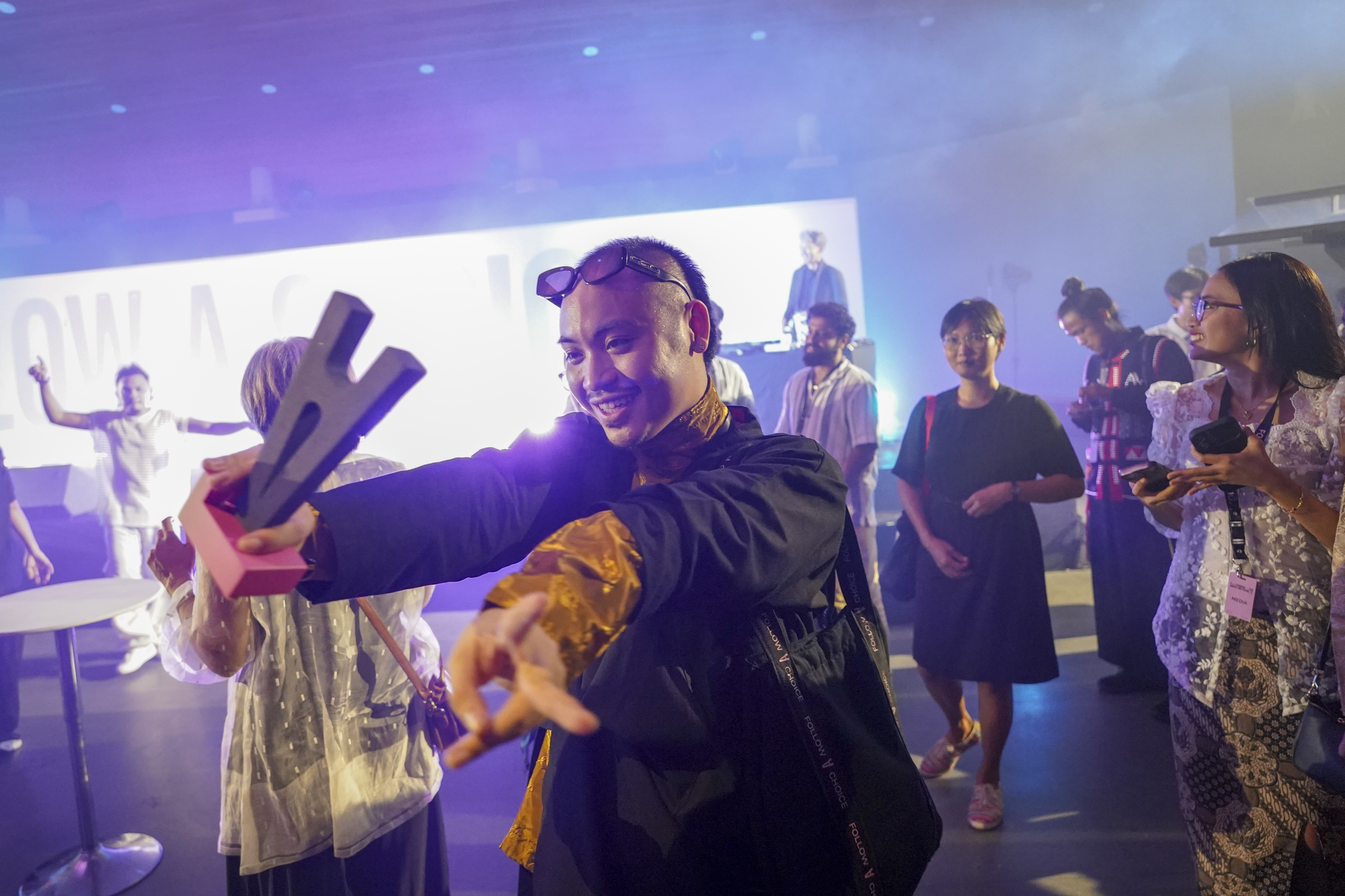 Our last year’s winner, Nguyen Duy Anh ("A Cleaning Service"), at AFAF 2024 in Indonesia.