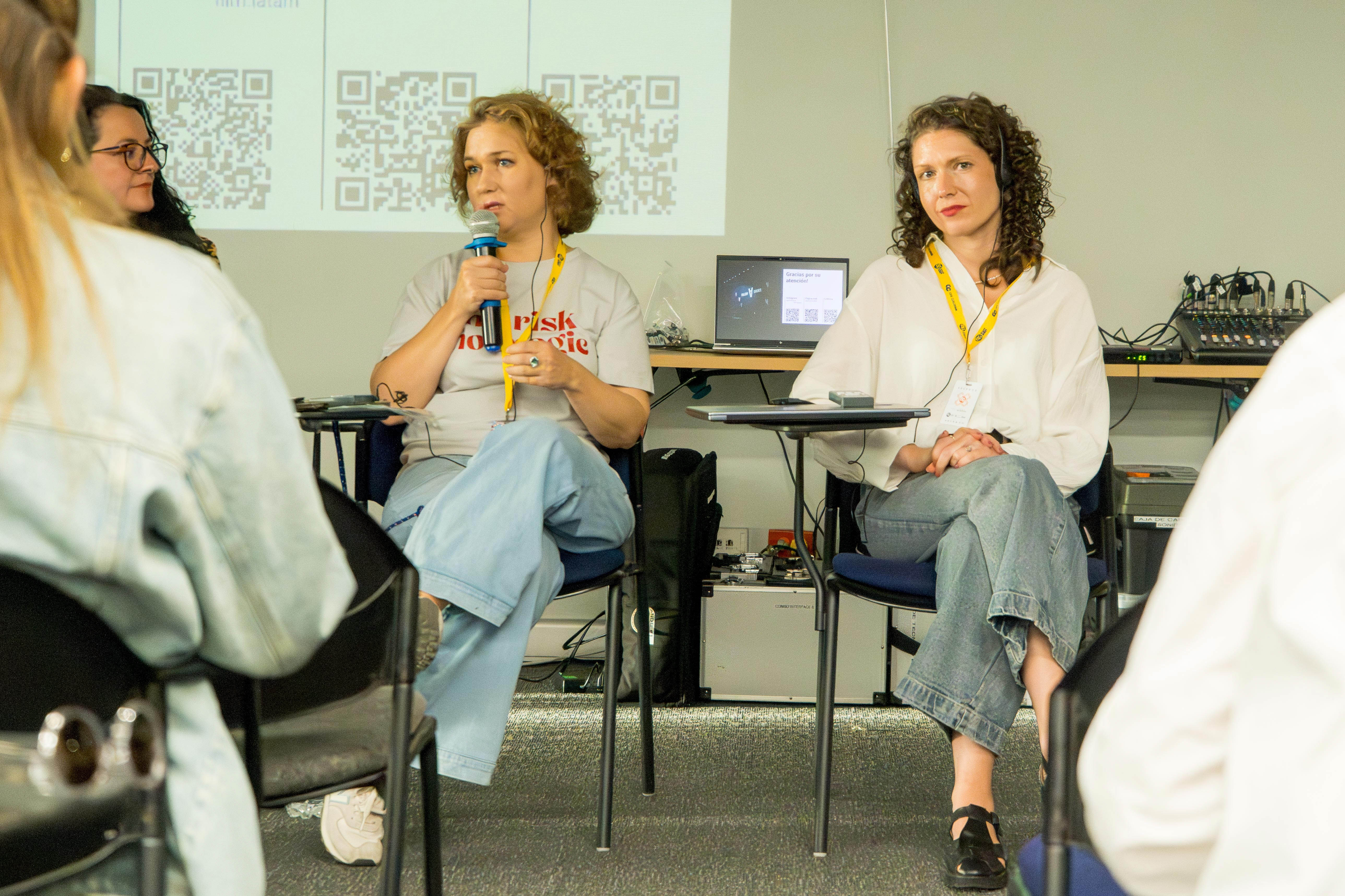 Anna Gudkova & Natalia Pylaeva (Alternativa) at the BAM panel