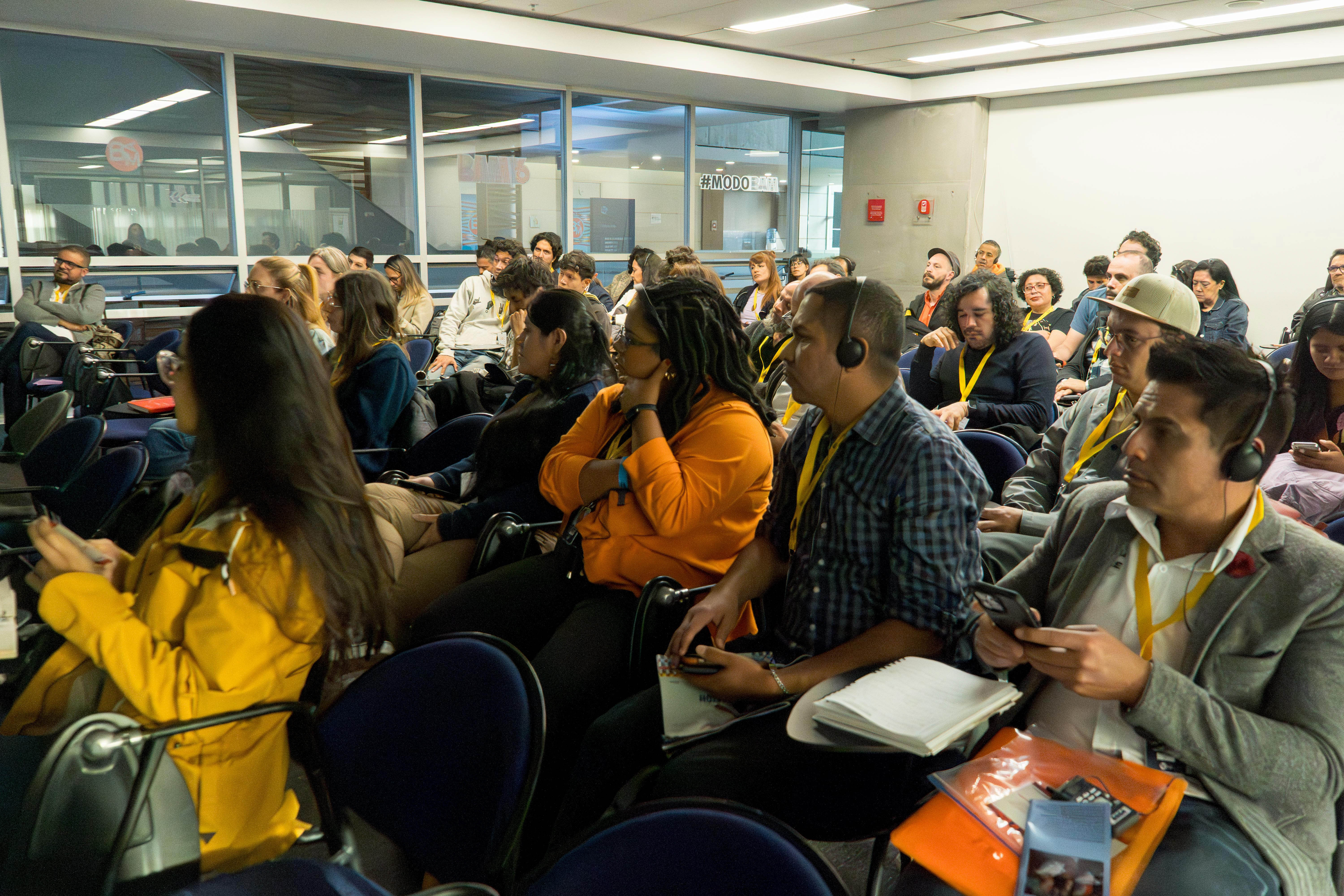 Audience at the BAM panel discussion